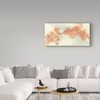 Trademark Fine Art Chris Paschke 'Peach Blossom Ii' Canvas Art, 16x32 WAP05619-C1632GG